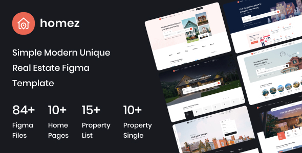 Homez – Real Estate Figma Template