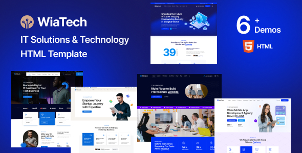 WiaTech – IT Services & Development HTML Template