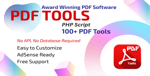 PDF Tools – Online PDF Tools PHP Script