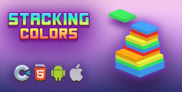 Stacking Colors – Construct 3, c3p – Full Game