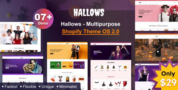 Hallows – Multipurpose Shopify Theme OS 2.0