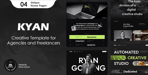 Kyan – Creative Template for Agencies and Freelancers