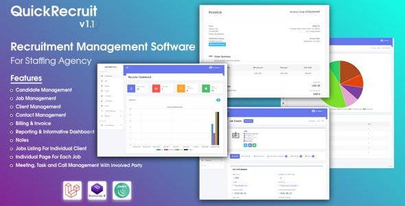 QuickRecruit – Recruitment CRM and Talent Acquisition System in Laravel