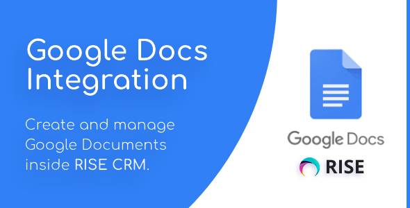 Google Docs Integration for RISE CRM 1.0.1