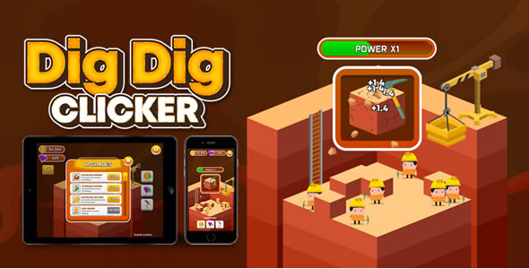 Dig Dig Clicker – HTML5 Game