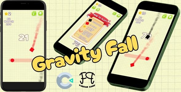 Gravity Fall & Hyper-Casual Game – Construct 3, HTML5