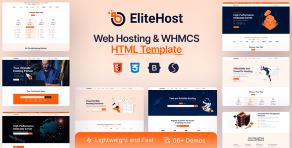 Elitehost – Hosting & WHMCS HTML Template