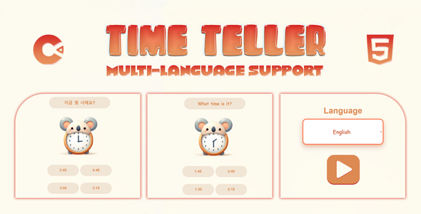Time Teller – HTML5 Game – Construct 3