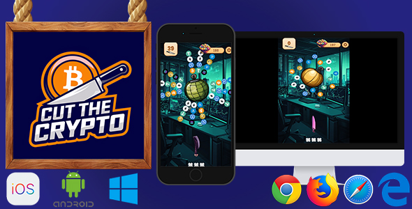 Cut The Crypto – HTML5 Game (Phaser 3)