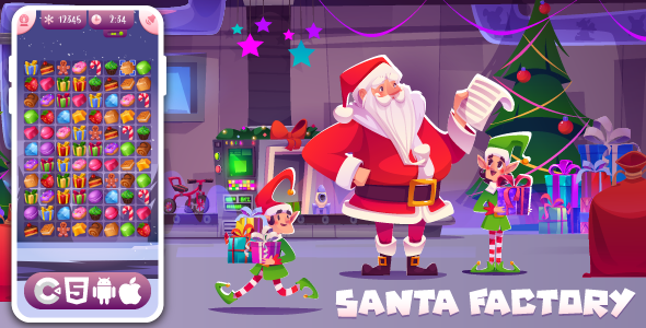 Santa Factory – HTML5 Game, Construct 3