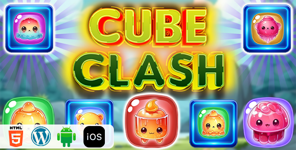 Cube Clash – HTML5 Construct3 Game
