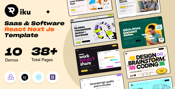 Piku – Creative Saas & Software React Next js Template