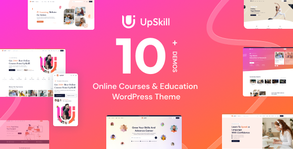 UpSkill – Education Online Courses LMS WordPress Theme 1.0.4