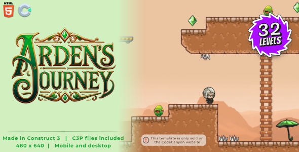 Arden’s Journey – HTML5 Platform game