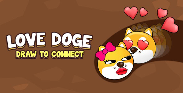 Doge Love: Draw to Connect – Html5 (Cosntruct3, C3p)