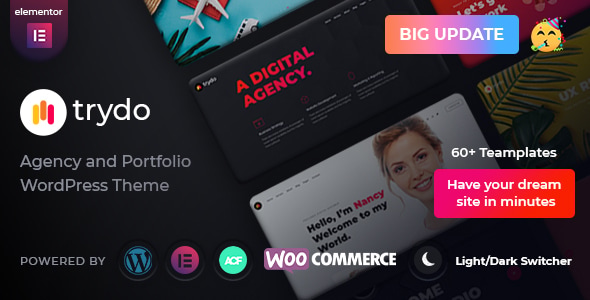 Trydo – Agency & Portfolio WordPress Theme 1.6.2