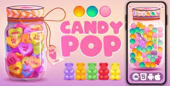Candy Pop – HTML5 Game, Construct 3
