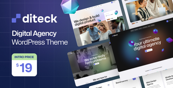 Diteck – Digital Agency WordPress Theme 1.2.0