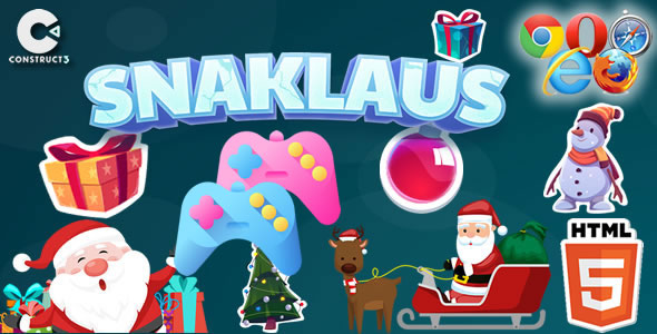 Snaklaus Multiplayer (Firebase) – HTML5 Game (C3)