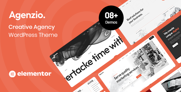 Agenzio – Creative Agency & Portfolio WordPress Theme