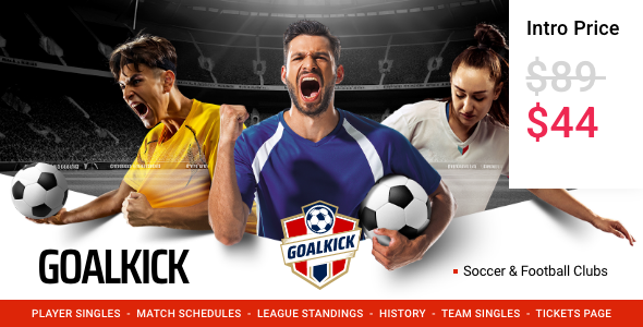 Soccer WordPress Theme