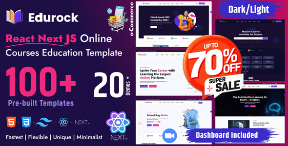 Edurock – React Next JS React Education Template. 1.0.1