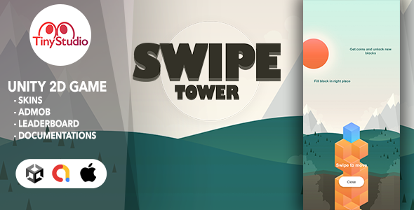 Swipe Tower – Unity project