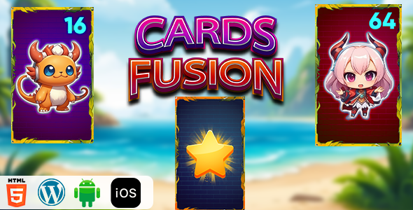 Cards Marge (Cards Fusion) – HTML5 Construct3 Game