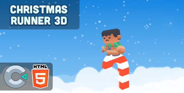 Christmas Runner 3D – HTML5 Game – C3P
