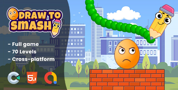 Draw To Smash – HTML5 Game | Construct 3