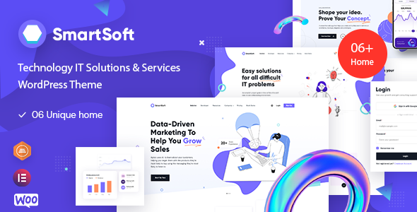 SmartSoft – Technology IT Solutions & Services WordPress Theme