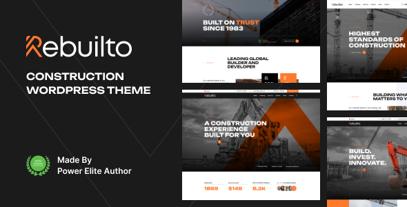 Rebuilto – Construction WordPress Theme