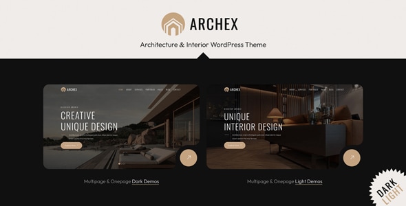 Archex – Architecture & Interior WordPress Theme 1.0.4