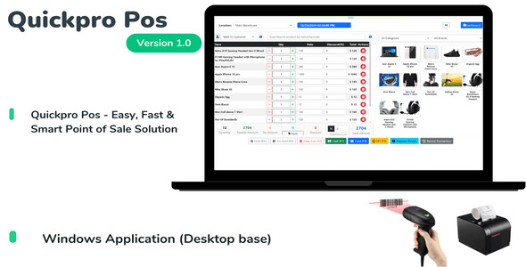 Quickpro Pos – Easy, Fast & Smart Point of Sale Solution
