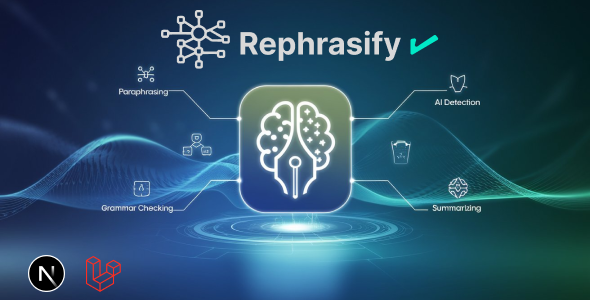 Rephrasify – Paraphrasing, Grammar Checker & AI Detection Web