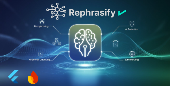 Rephrasify – Paraphrasing, Grammar Checker & AI Detection App