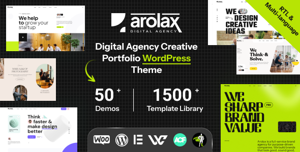 Arolax | Creative Digital Agency Theme 3.0.0