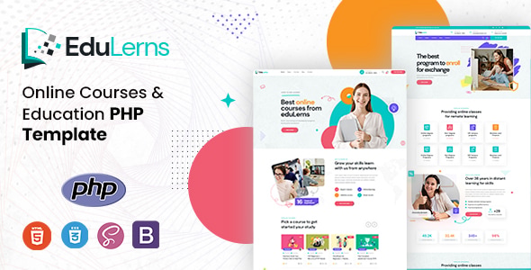 Edulerns – Education Courses PHP Template