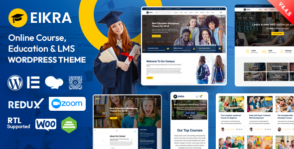 Eikra – Education WordPress Theme 4.4.17
