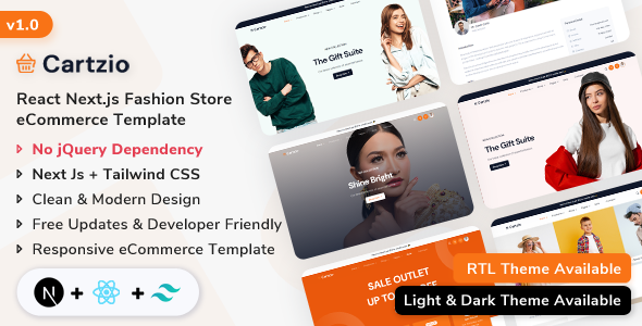 Cartzio – NextJs eCommerce Template