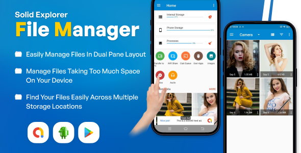 Solid Explorer File Manager | Turbo File Manager | OTG File Manager |  Android app | Admob Ads