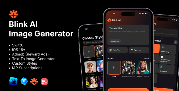 Blink AI – AI Image Generator iOS App