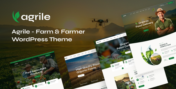 Agrile – Farm & Farmer WordPress Theme 1.0.5