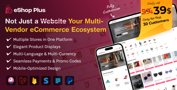 eShop Plus – Multi Vendor eCommerce, Multi Module Website in Laravel 1.0.2