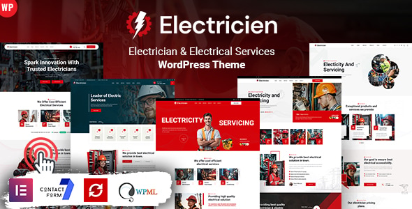 Electricien – Electrician & Electrical Services WordPress Theme 3.0