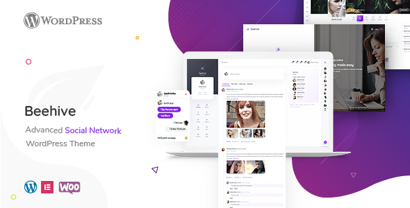 Beehive – Social Network WordPress Theme 1.6.1