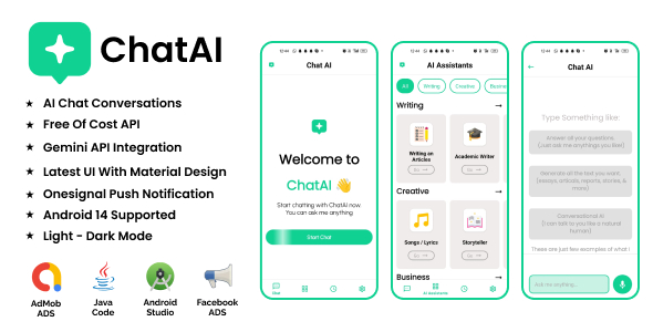 ChatAI – Complete AI Solutions Android App Source
