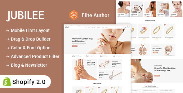 Jubilee – Jewelry Fashion Store Shopify 2.0 Responsive Theme