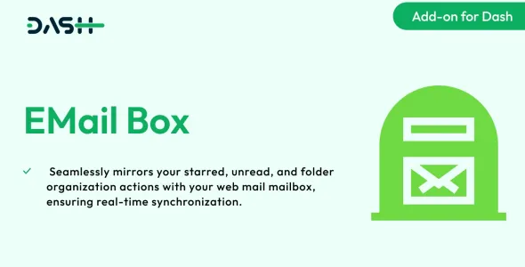 EMail Box – Dash SaaS Add-on 3.4