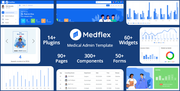 Medflex – Bootstrap 5 Medical Admin Template